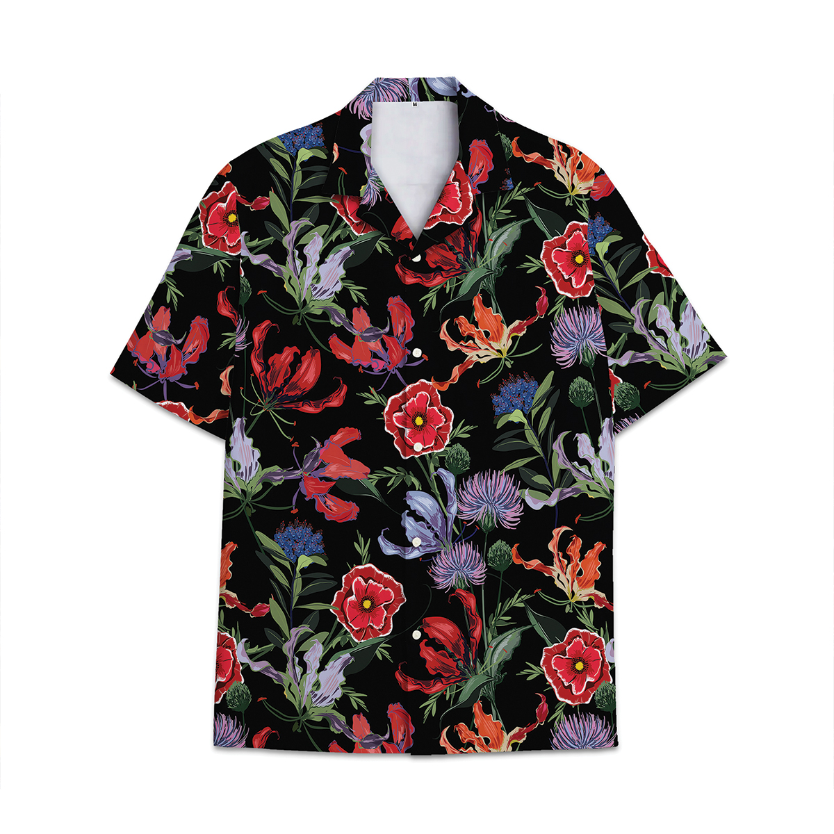 Floral Leaves Unisex Hawaiian Shirt 04 - Ethynesa